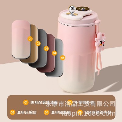 智能咖啡保温杯316不锈钢温显示便携式创意杯随手手提保温保冷杯图5