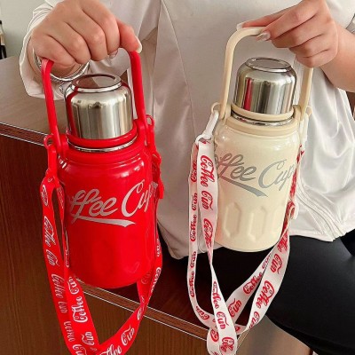可口可乐同款大容量保温杯316不锈钢保温杯子户外便携新款水壶图3