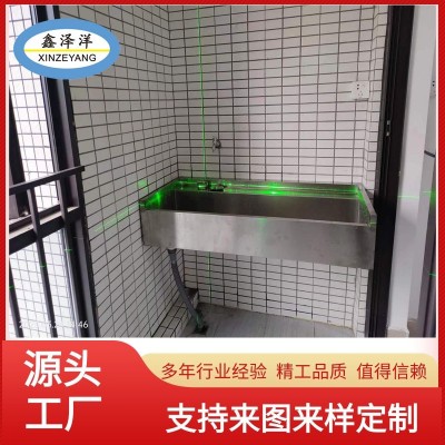 厂家供应不锈钢水槽酒店宿舍洗手台加厚耐用家用不锈钢材质洗手盆图3