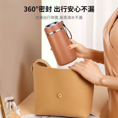 高颜值304不锈钢保温杯迷你保温杯车载带提绳大肚礼品口袋水杯图4