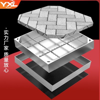 定制304不锈钢井盖市政电力隐形装饰雨水井盖来图来样不锈钢井盖图3