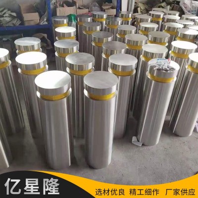 批发固定款不锈钢路桩 304警示车挡防撞隔离柱 不锈钢车挡柱路桩图2