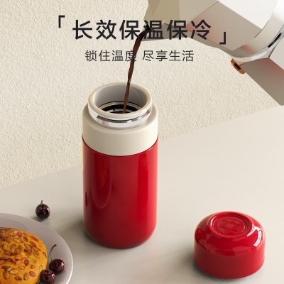 现货代发316不锈钢直身咖啡保温杯高颜值便携水杯 速开汽车杯图3