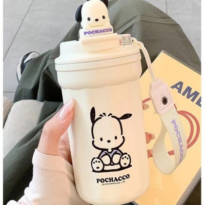 不锈钢保温杯三丽鸥系列女生高颜值办公咖啡杯户外便携儿童随手杯