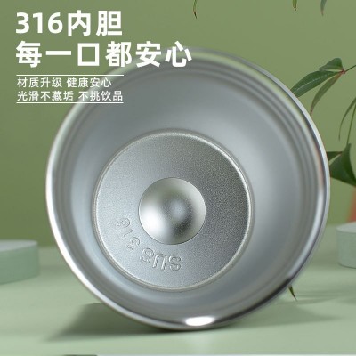 办公室智能盖八角咖啡杯保温杯学生便携316不锈钢可乐杯车载保温图5