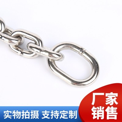 不锈钢链条非标定 制304起重链条装饰链锚链铁链承重链条可定 制图3