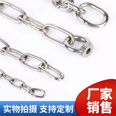 不锈钢链条非标定 制304起重链条装饰链锚链铁链承重链条可定 制图4
