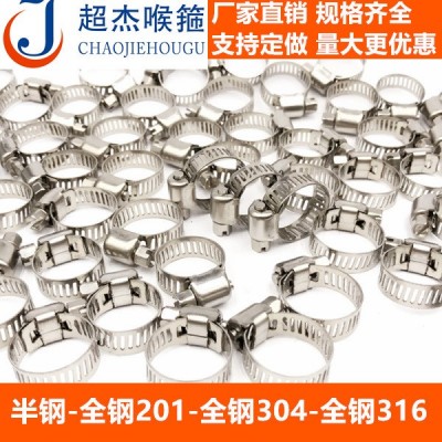《源头厂家》供应不锈钢喉箍 卡箍 抱箍304美式喉箍宽度12mm图4
