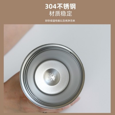 跨境304三代咖啡保温杯智能车载硅胶套防滑随手杯不锈钢车载水杯图4