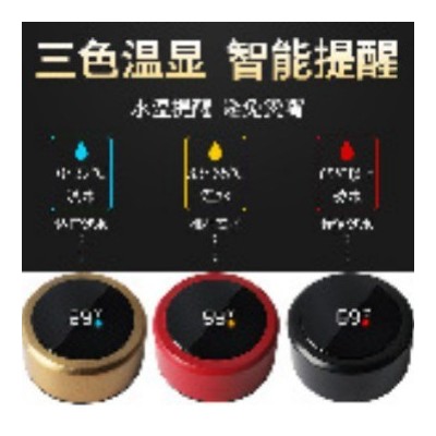 智能测温不锈钢保温杯商务直身水杯温度显示广告礼品杯子可定LOG图2