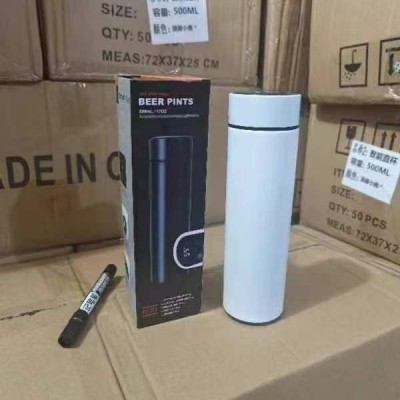 智能测温不锈钢保温杯商务直身水杯温度显示广告礼品杯子可定LOG图4