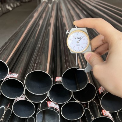 批发201不锈钢管 亮面不锈钢装饰焊管护栏支架用201不锈钢管 现货图5