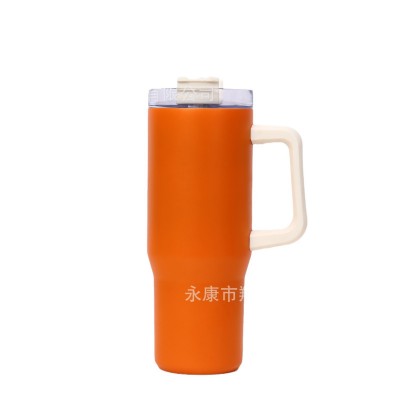 跨境30oz汽车杯 304不锈钢保温杯手柄水杯办公商务保冷冰霸杯批发图5