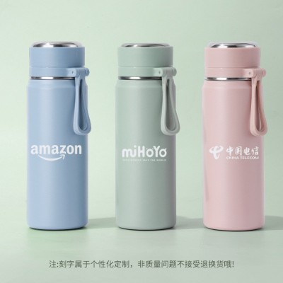 保温杯316不锈钢食品级水杯高颜值茶水分离杯大容量便携简约女士图4