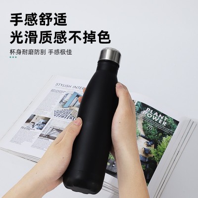 亚马逊专供不锈钢可乐瓶 户外运动水瓶 双层可乐杯304真空保温杯图2