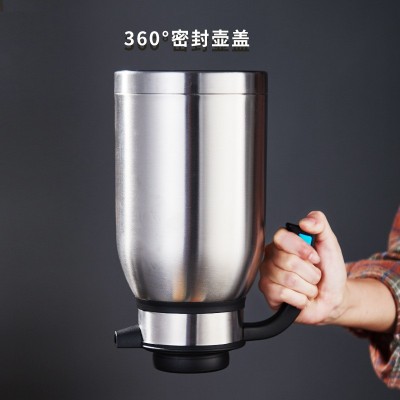 厂家直销不锈钢保温壶真空热水壶双层欧式咖啡壶家用冷水壶2L礼品图3