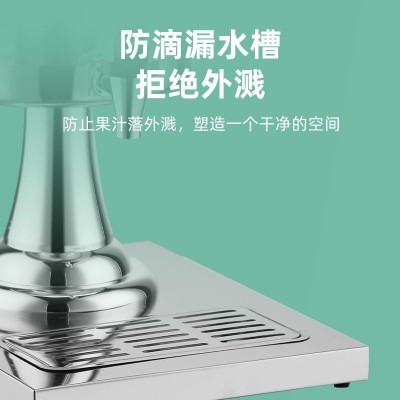 酒店自助餐果汁鼎 透明带龙头冷热两用啤酒奶茶饮料不锈钢果汁鼎图4