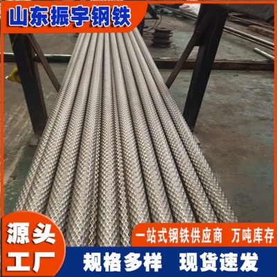 厂家现货不锈钢蛇皮管32*2不锈钢菱形花纹管 不锈钢菱形大花管图3
