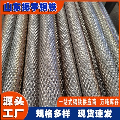 厂家现货装饰不锈钢花纹管 304不锈钢菱形花纹管地铁扶手管图2