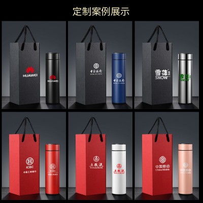 商务智能不锈钢保温杯企业团购广告礼品杯带礼盒小批量刻字logo图2