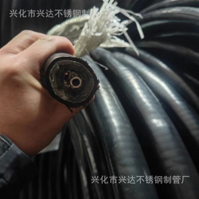 304/316L 不锈钢包塑料管 包塑盘管 保温管 电缆管 多芯管图3