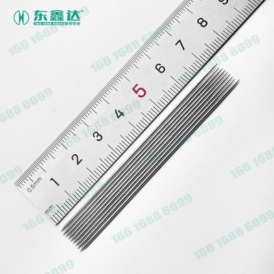 304/316L不锈钢实心针 双头单头磨尖 针灸针 钢丝调直 非标加工图2
