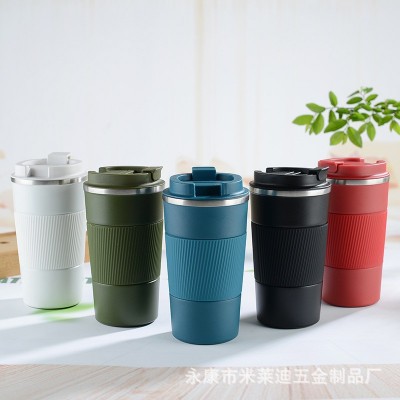 批发304不锈钢无缝保温杯户外便携水杯商务办公咖啡杯创意杯子图4