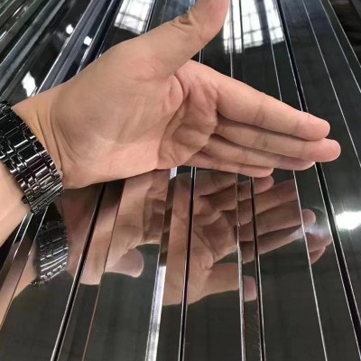 佛山304不锈钢方管201空心矩形管拉丝方通316L不锈钢装饰管小扁管图2