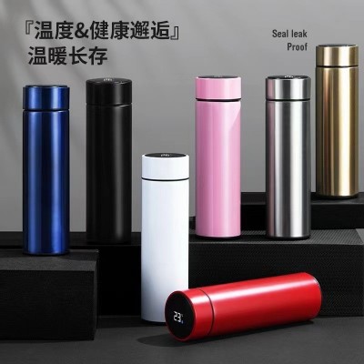 保温杯智能测温水杯304不锈钢保温壶温度显示商务礼品批发印logo图3