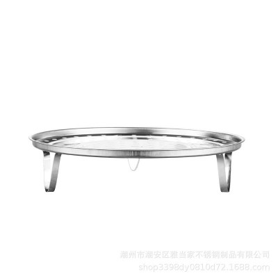 304不锈钢蒸盘器带脚蒸片蒸笼盘18CM-30CM蒸架盘多元店地摊批发图5