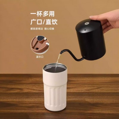 跨境316不锈钢保温杯智能温度显示咖啡杯户外办公便携汽车杯批发图4