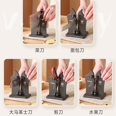 跨境亚马逊不锈钢定角磨刀器家用高端快速厨房专用开刃器磨刀神器图4