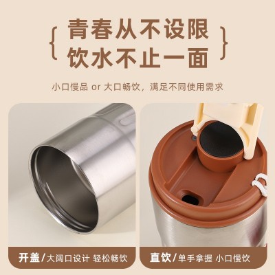 智能显温咖啡杯户外随行礼品杯304不锈钢水杯高颜值大容量保温杯图5