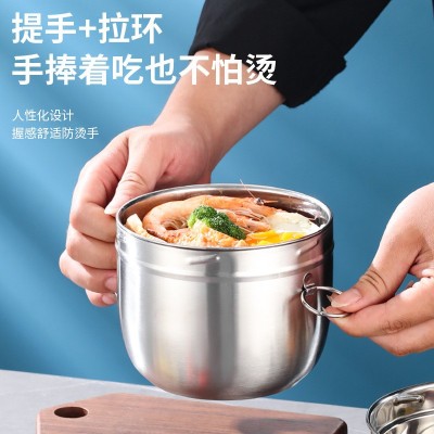 厂家直销304不锈钢快餐杯学生多功能大容量泡面杯加厚螺口饭盒图4