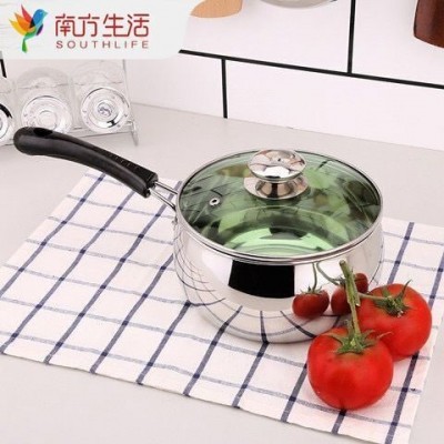 不锈钢奶锅宝宝辅食锅婴儿煎煮锅特厚316不粘无涂层小汤锅牛奶锅图3
