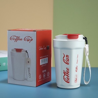 跨境智能可乐咖啡杯304不锈钢保温杯便携式车载杯创意礼品杯批发图5