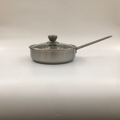 套装锅具304不锈钢加厚复底厨房锅三件套一套锅 煎锅礼品汤锅套装图4