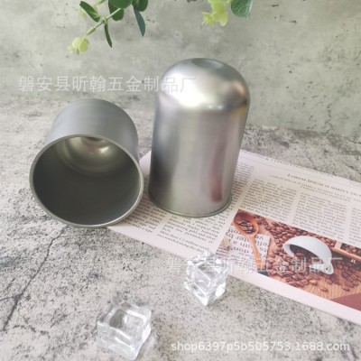 跨境蛋壳杯304不锈钢简约红酒商务大肚杯子 拉伸容器内胆图3