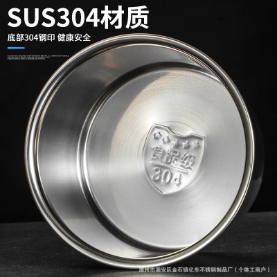 加厚304不锈钢味盅调料罐厨房猪油罐带盖家用商用调味缸大调料桶图2