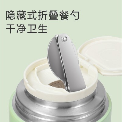 康巴赫316不锈钢焖烧杯带折叠勺子800ml图2