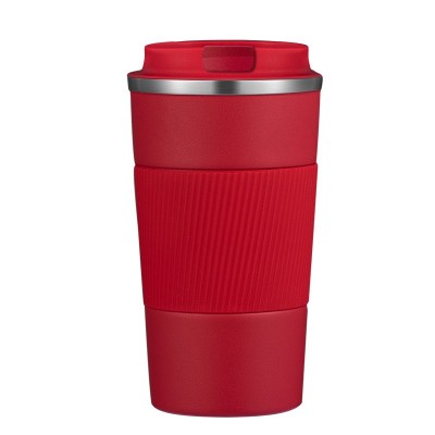 美式咖啡杯不锈钢保温杯硅胶磨砂防滑防漏车载杯马克杯外贸印logo图4