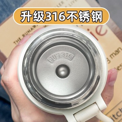 保温杯女士高颜值316不锈钢男生儿童上学专用2023新款网红水杯子图3