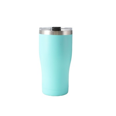 跨境20oz/30oz不锈钢保温杯双层真空腰型汽车杯户外便捷冰霸杯图4