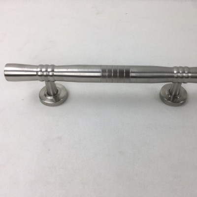 厂家批发25*300mm缩管浮环玻璃门拉手摩登双尖异形不锈钢门小拉手