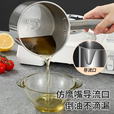 油炸锅家用炸串锅不锈钢迷你小油锅省油带滤网炸小锅炉灶通用跨境图2