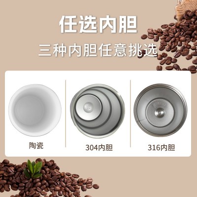 现货爆款316不锈钢保温杯陶瓷内胆咖啡杯双饮吸管杯水杯定制logo图4