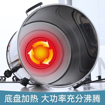 聚利不锈钢保温桶电热开水桶商用大容量烧水桶坐月子煮开水桶煮茶图2