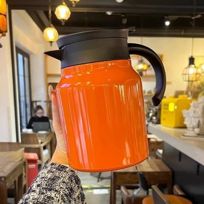 新款316不锈钢保温壶茶水分离手柄泡茶杯壶智能显温大容量焖茶壶图2