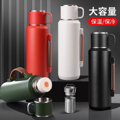 保温壶大容量户外316不锈钢车载便携式旅行水壶大号泡茶保温杯女图5