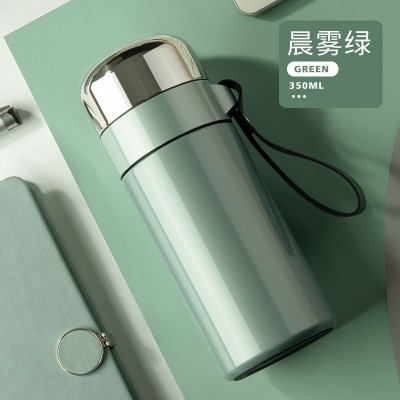 新款茶水分离泡茶杯316不锈钢保温杯男女士可爱迷你便携喝茶水杯图2